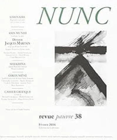 Nunc, n°38 : Dossier Jacques Maritain