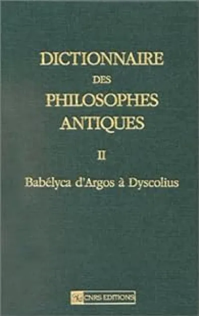 Dictionnaire des philosophes antiques