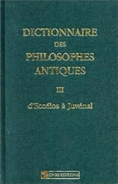 Dictionnaire des philosophes antiques