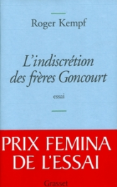 L'Indiscrétion des frères Goncourt