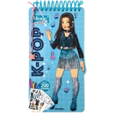 Carnet créatif Mode Academy K-pop : Avec 200 stikers