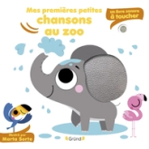 Mes premières petites chansons au zoo  Livre sonore et éveil avec 5 puces sonores et 5 matières à toucher  Bébé dès 6 mois