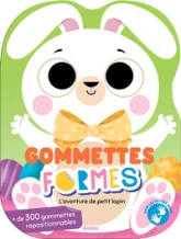 MES TOUT PREMIERS AUTOCOLLANTS - GOMMETTES FORMES - L'AVENTURE D PETIT LAPIN