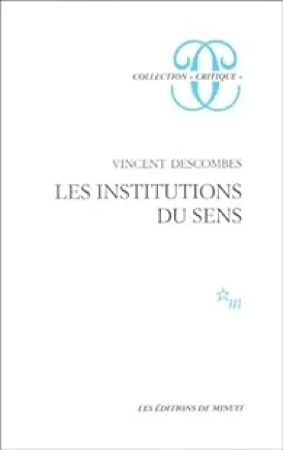 Les institutions du sens
