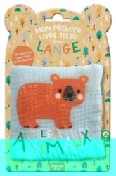 Mon premier livre tissu en lange : Les animaux